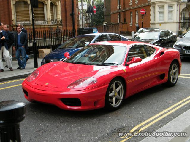 Ferrari 360 Modena spotted in London, United Kingdom