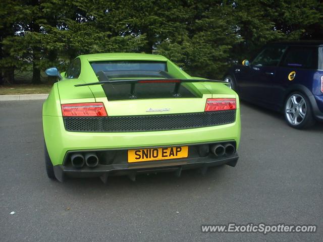 Lamborghini Gallardo spotted in Silverstone, United Kingdom