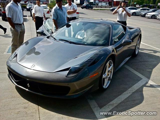 Ferrari 458 Italia spotted in Norwood, Massachusetts