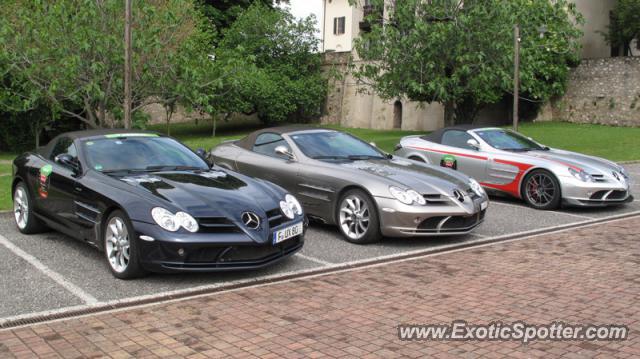 Mercedes SLS AMG spotted in Carzago Di Calvagese, Italy