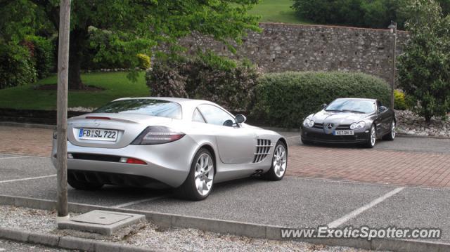 Mercedes SLR spotted in Carzago Di Calvagese, Italy