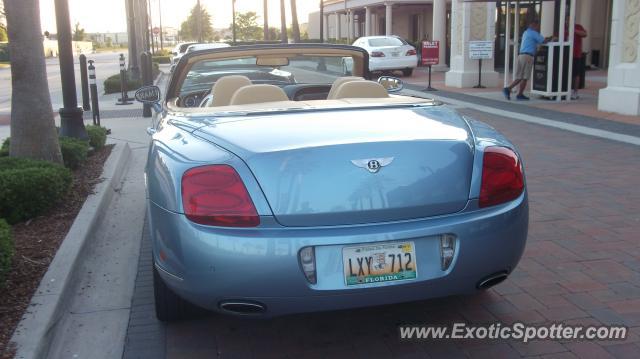 Bentley Continental spotted in Jacksonville, Florida