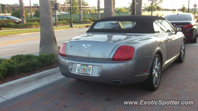 Bentley Continental spotted in Jacksonville, Florida