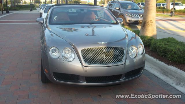 Bentley Continental spotted in Jacksonville, Florida