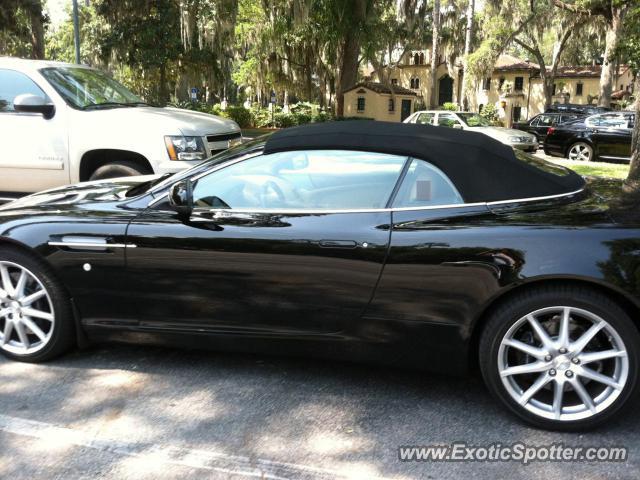 Aston Martin DB9 spotted in Jacksonville, Florida