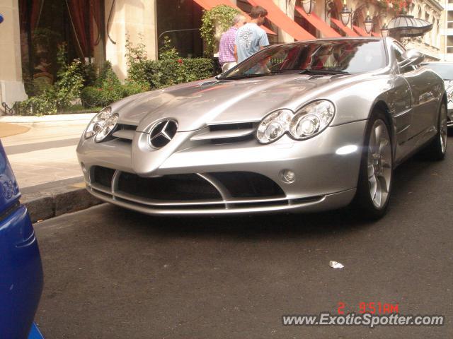 Mercedes SLR spotted in Paris, France