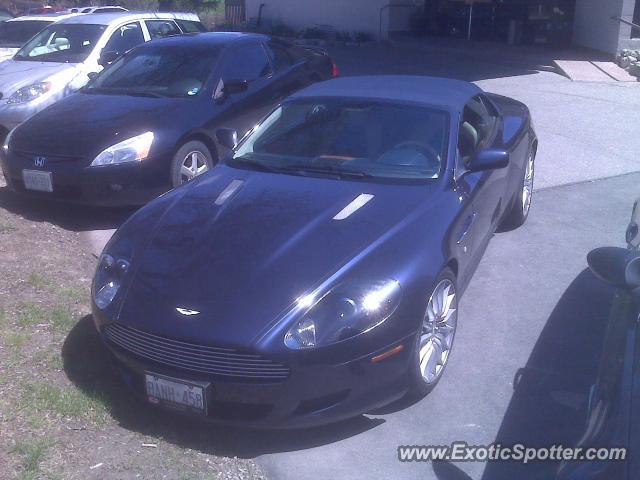 Aston Martin DB9 spotted in Georgetown, Canada