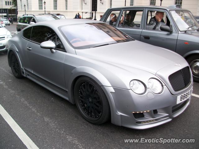 Bentley Continental spotted in London, United Kingdom