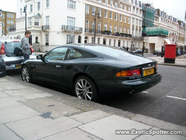 Aston Martin DB7 spotted in London, United Kingdom