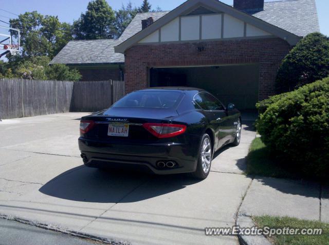 Maserati GranTurismo spotted in Newton, Massachusetts