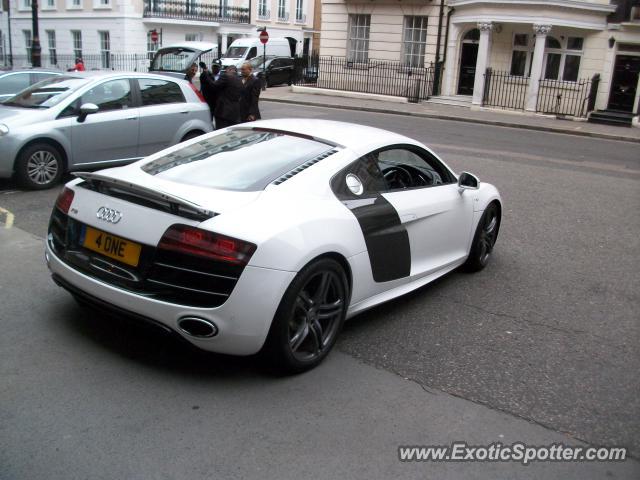 Audi R8 spotted in London, United Kingdom