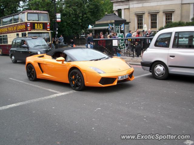 Lamborghini Gallardo spotted in London, United Kingdom