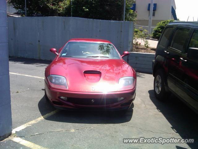 Ferrari 550 spotted in Dedham, Massachusetts