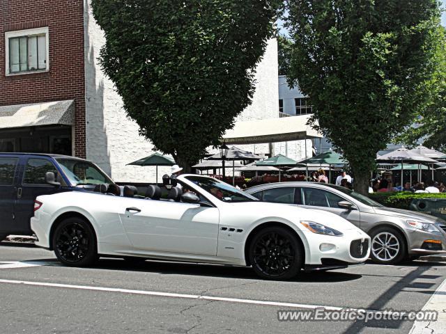 Maserati GranTurismo spotted in Greenwich, Connecticut