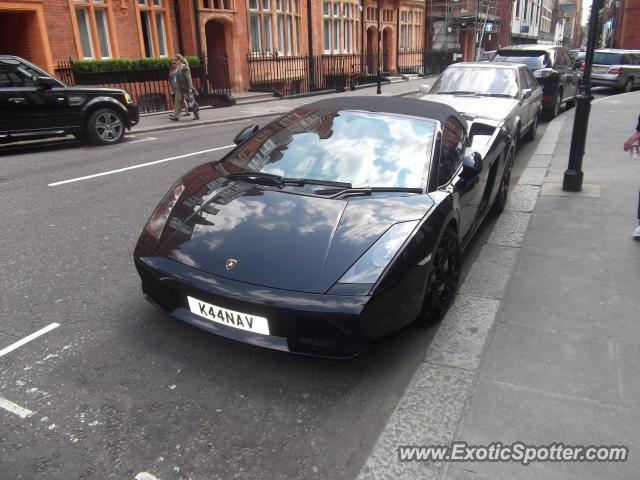 Lamborghini Gallardo spotted in London, United Kingdom