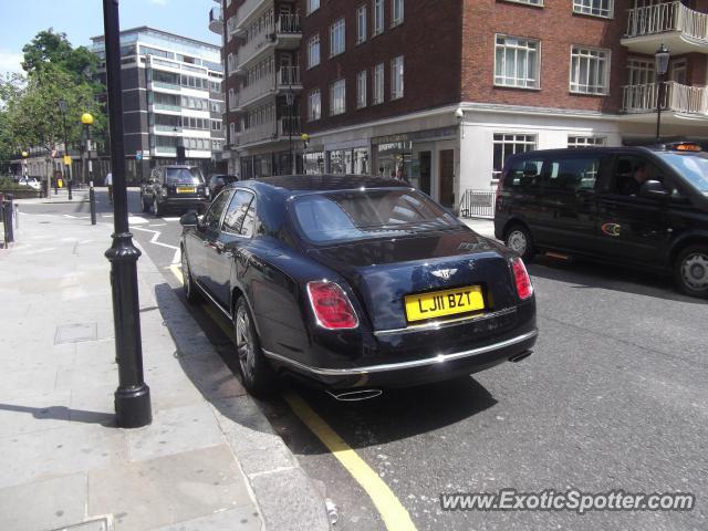 Bentley Mulsanne spotted in London, United Kingdom