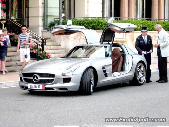 Mercedes SLS AMG spotted in Monaco, Monaco