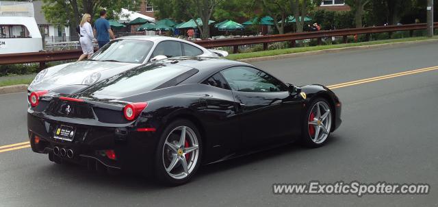 Ferrari 458 Italia spotted in Greenwich, Connecticut