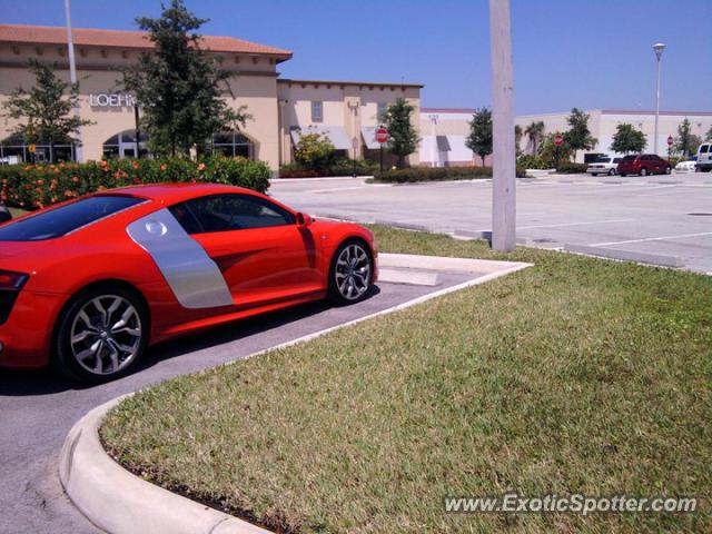 Audi R8 spotted in Aventura, Florida