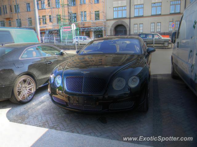 Bentley Continental spotted in Helsinki, Finland