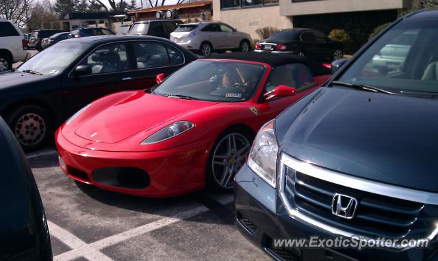 Ferrari F430 spotted in Bryn Mawr , Pennsylvania