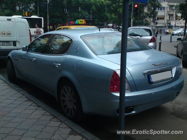 Maserati Quattroporte spotted in Bucuresti, Romania