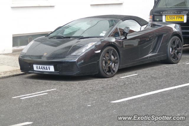 Lamborghini Gallardo spotted in London, United Kingdom