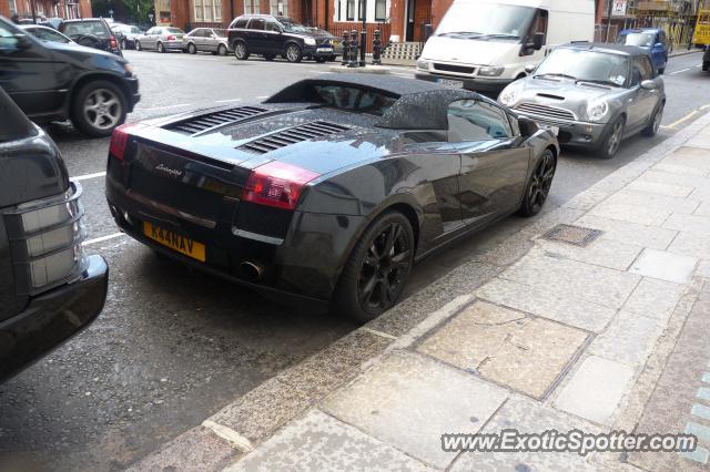 Lamborghini Gallardo spotted in London, United Kingdom