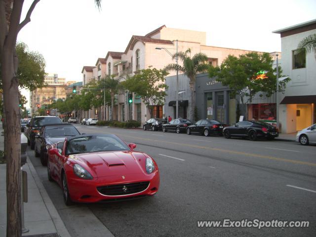 Ferrari California spotted in Beverly Hills, California