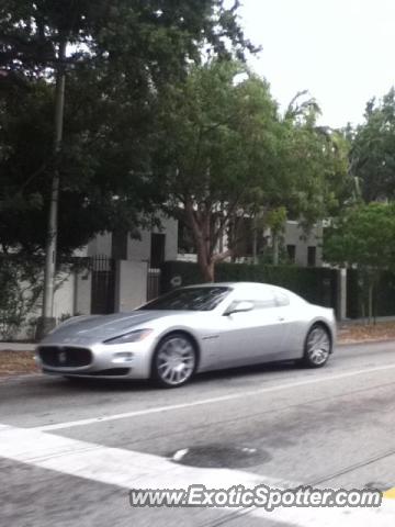 Maserati GranTurismo spotted in Miami, Florida