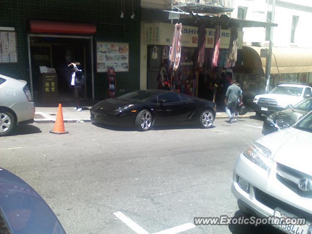 Lamborghini Gallardo spotted in San Francisco, California