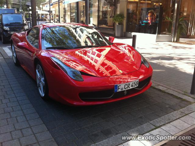 Ferrari 458 Italia spotted in Frankfurt, Germany