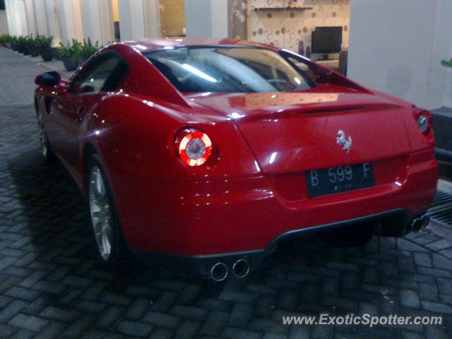 Ferrari 599GTB spotted in Surabaya, Indonesia