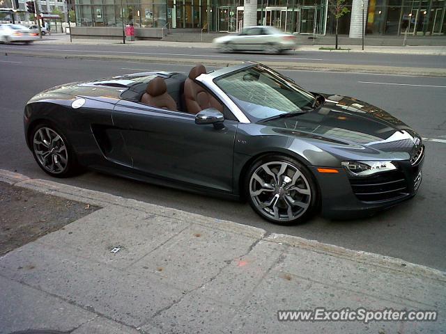 Audi R8 spotted in Montreal, Canada