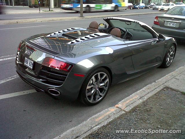 Audi R8 spotted in Montreal, Canada