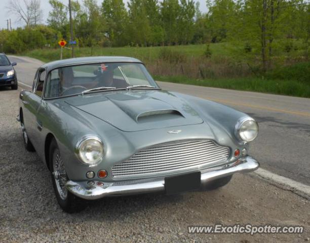 Aston Martin DB4 spotted in Milton, Canada