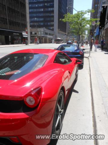 Ferrari 458 Italia spotted in Yorkville, Canada