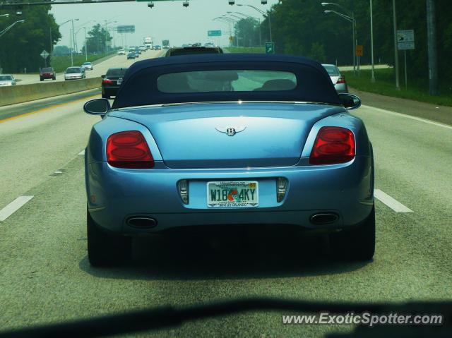 Bentley Continental spotted in Jacksonville, Florida