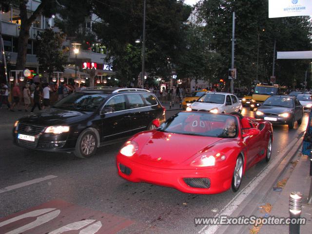 Ferrari 360 Modena spotted in Istanbul, Turkey