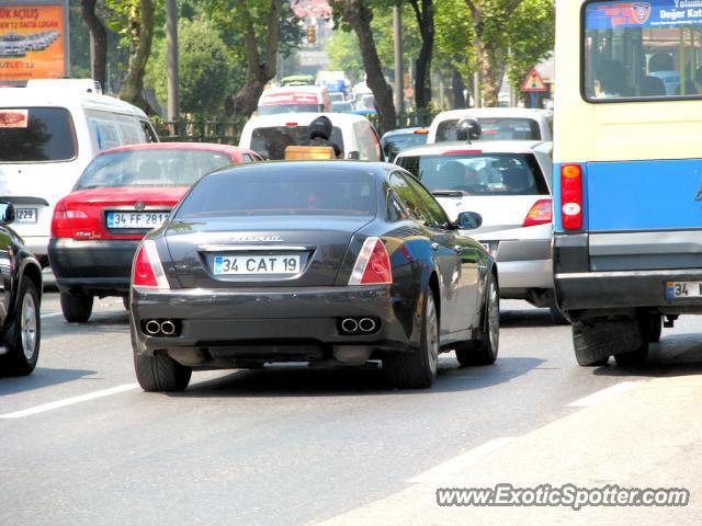 Maserati Quattroporte spotted in Istanbul, Turkey