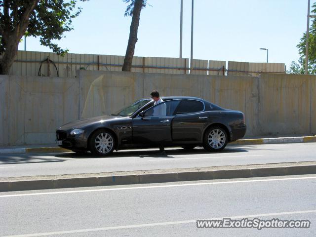 Maserati Quattroporte spotted in Istanbul, Turkey