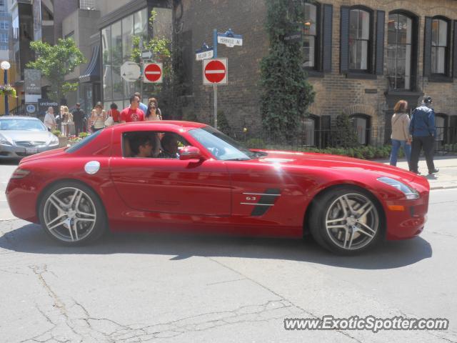 Mercedes SLS AMG spotted in Yorkville, Canada