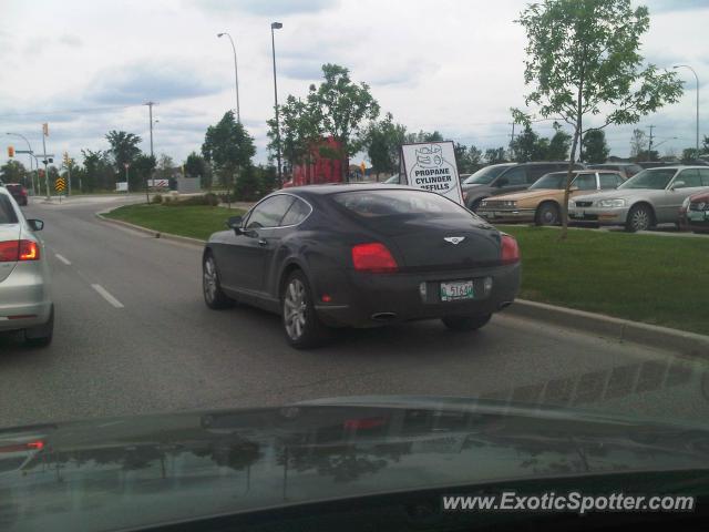 Bentley Continental spotted in Winnipeg, Manitoba, Canada