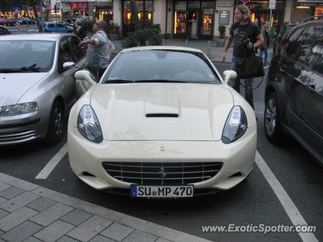 Ferrari California spotted in Wiesbaden, Germany