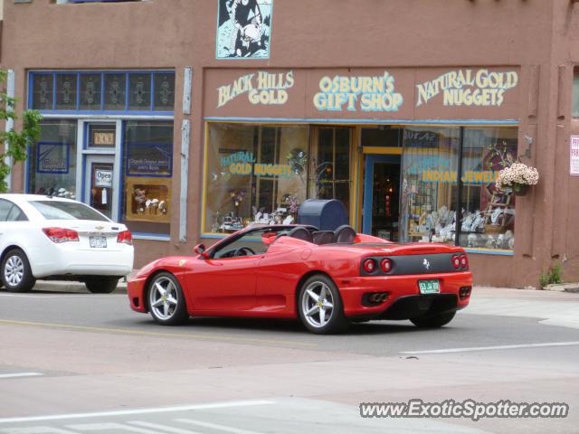 Ferrari 360 Modena spotted in Manitou Springs, Colorado