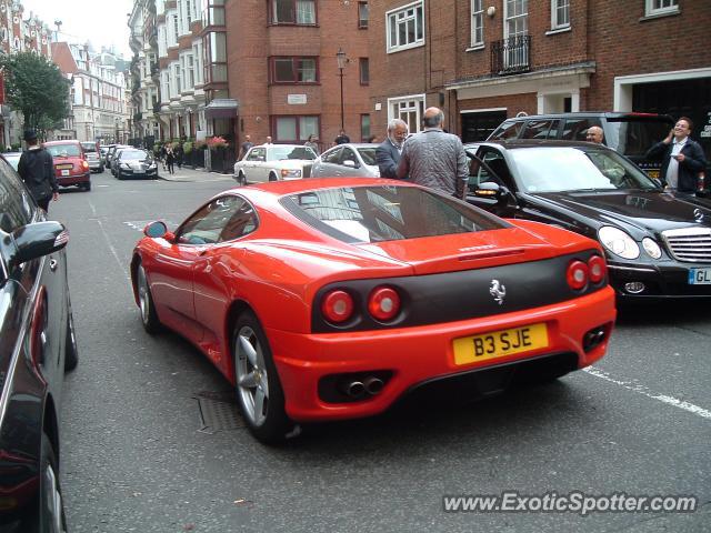 Ferrari 360 Modena spotted in London, United Kingdom