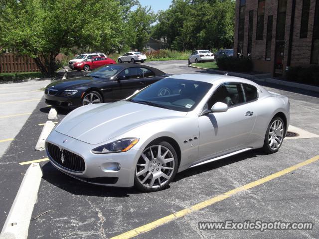 Maserati GranTurismo spotted in Schaumburg , Illinois