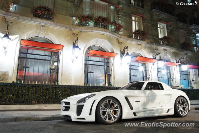 Mercedes SLS AMG spotted in Paris, France