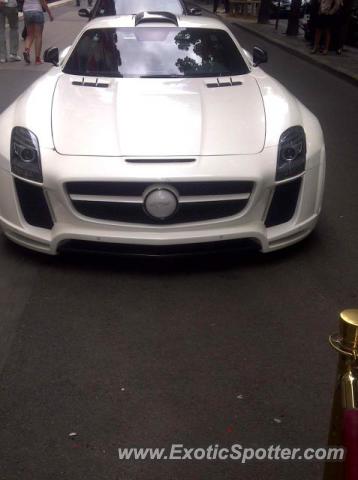 Mercedes SLS AMG spotted in Paris, France