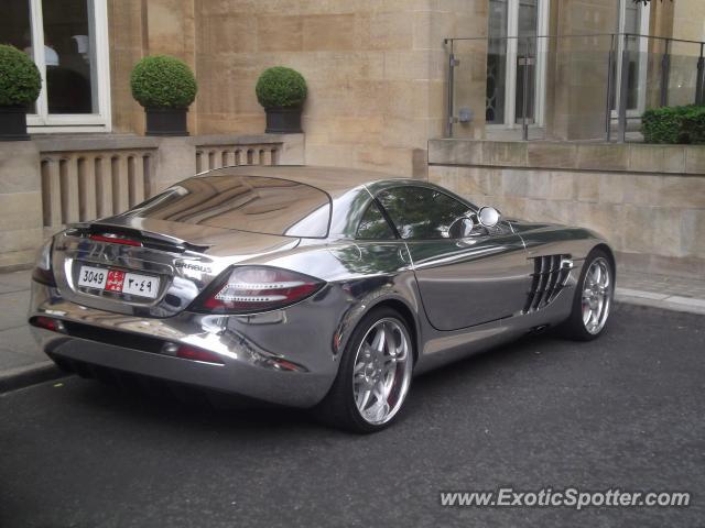 Mercedes SLR spotted in London, United Kingdom